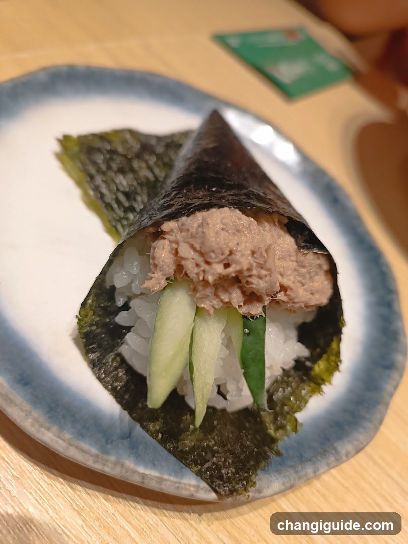 Onigiri with Tuna and Cucumber