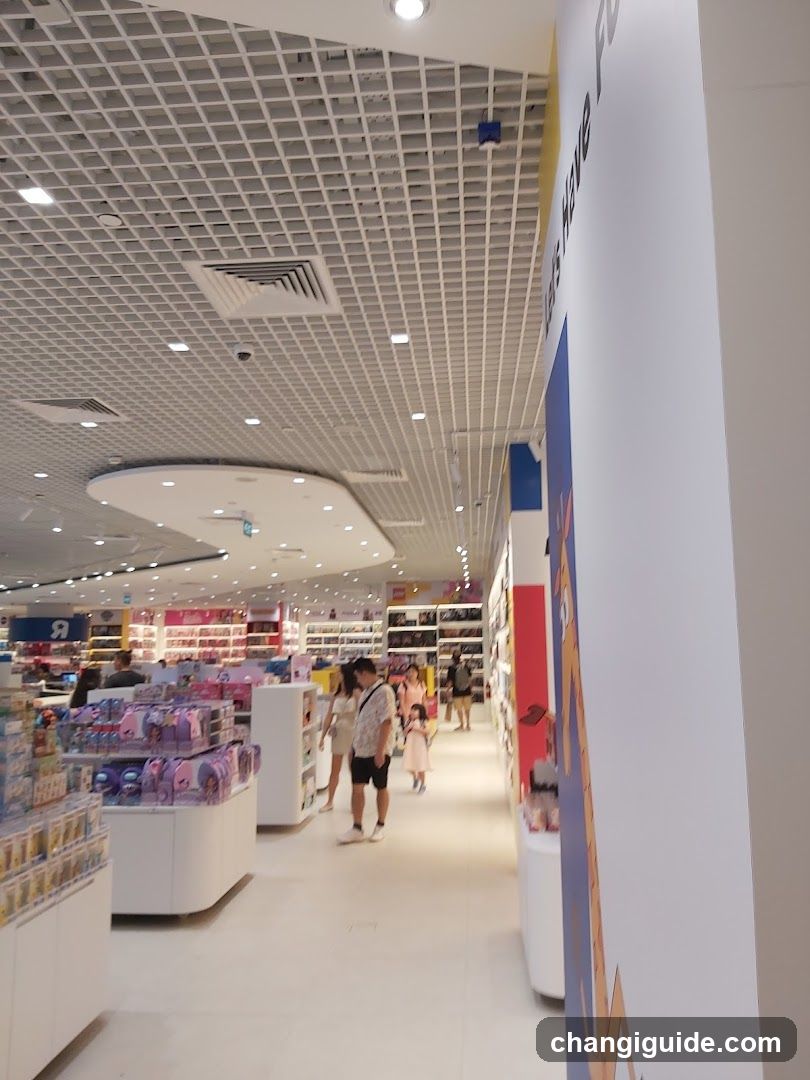 Interior of a retail store