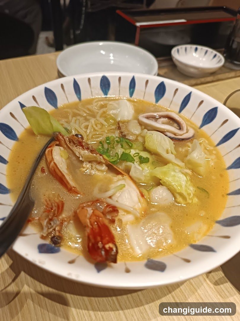 Ramen Bowl with Seafood Toppings