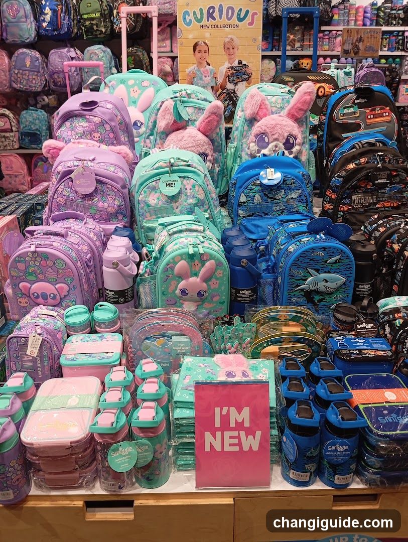 Backpack and School Supplies Display