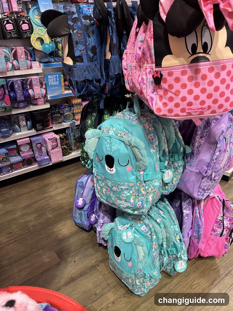 Children's Backpack Display