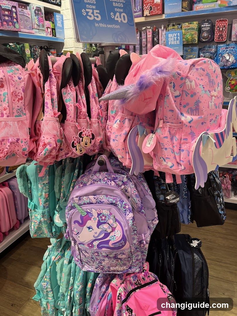 Unicorn Backpack Display