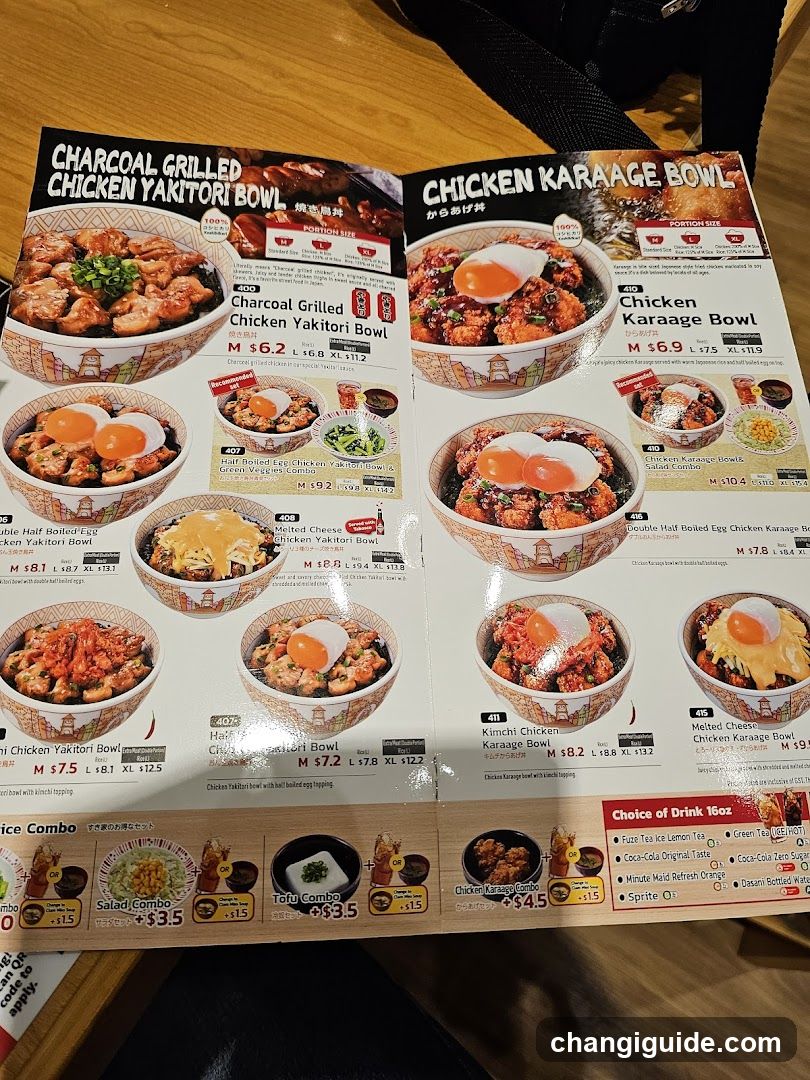 Chicken Karage Bowl Menu