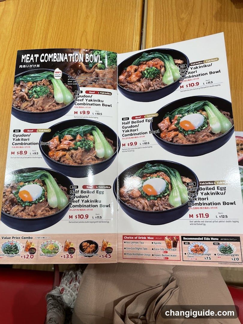 Meat Combination Bowl Menu
