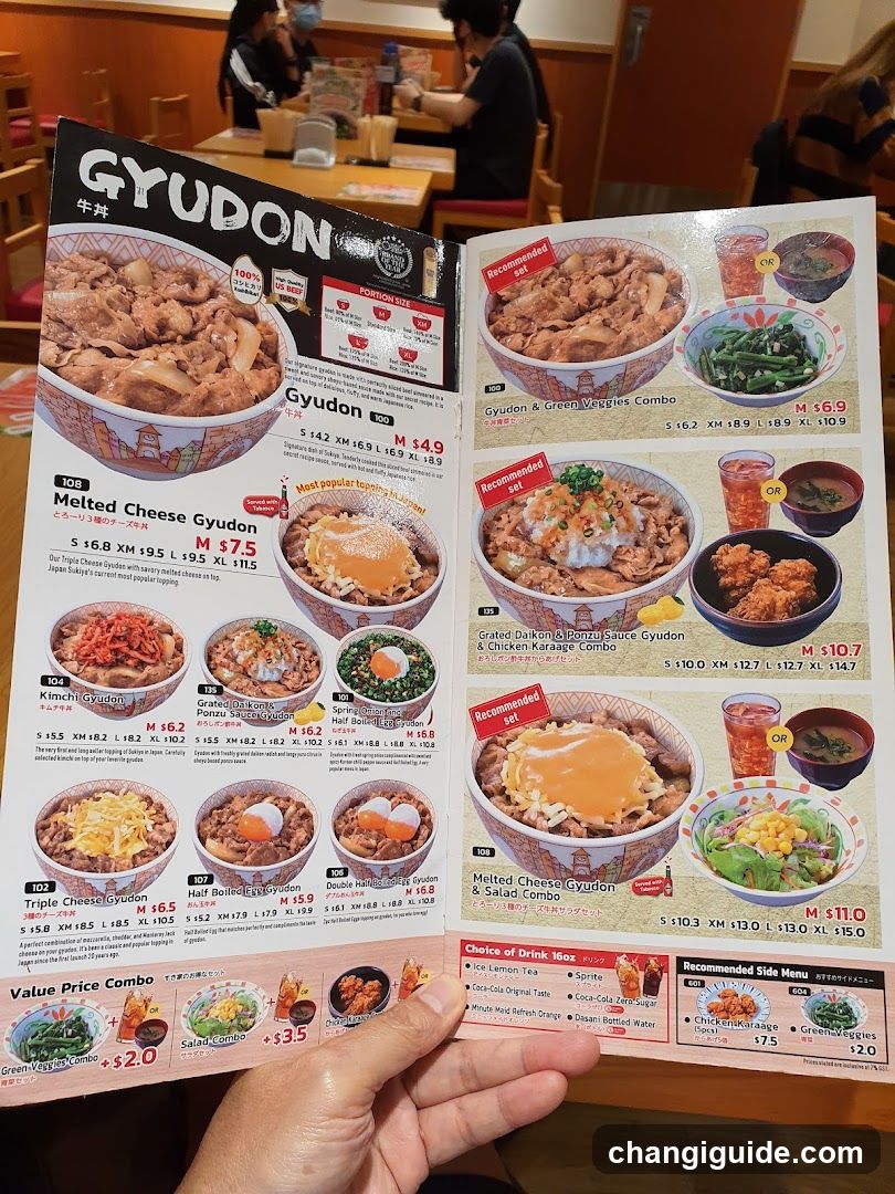 Gyudon Menu
