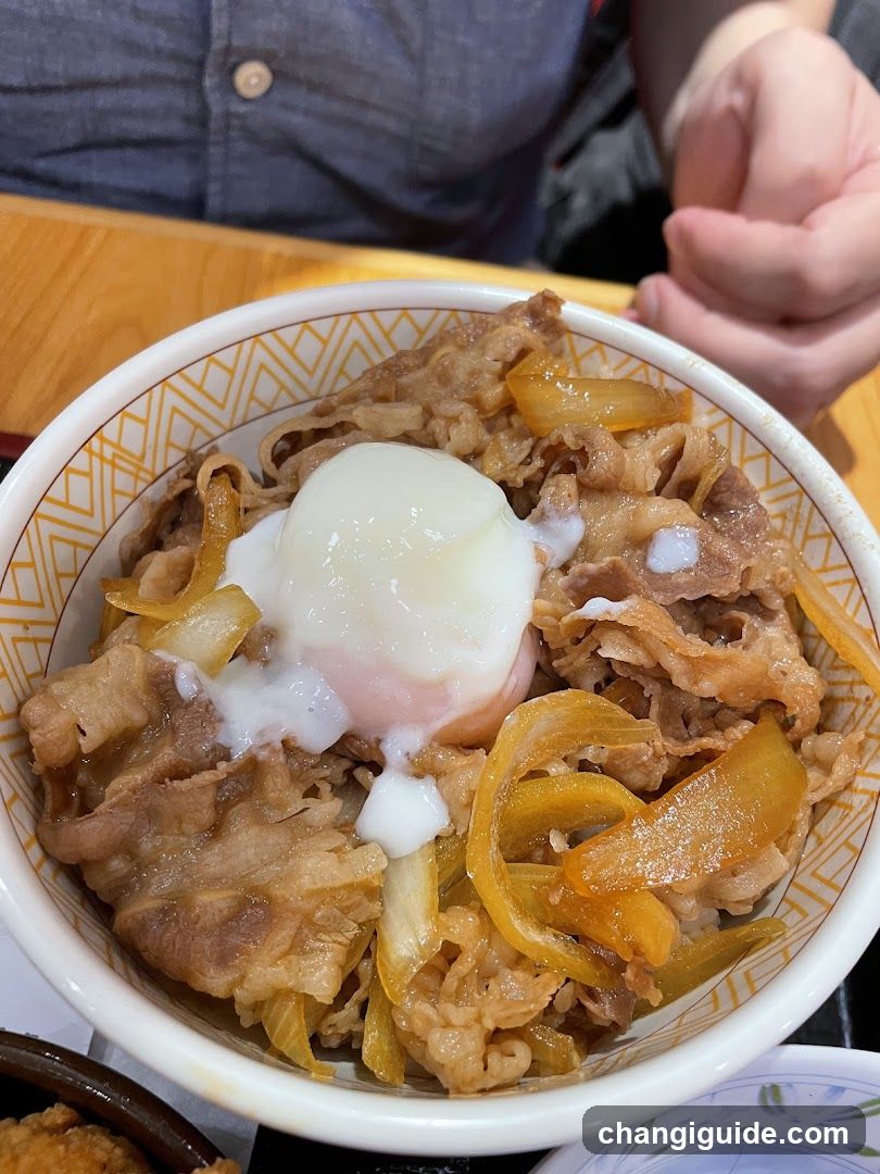 Gyoza Bowl with Egg