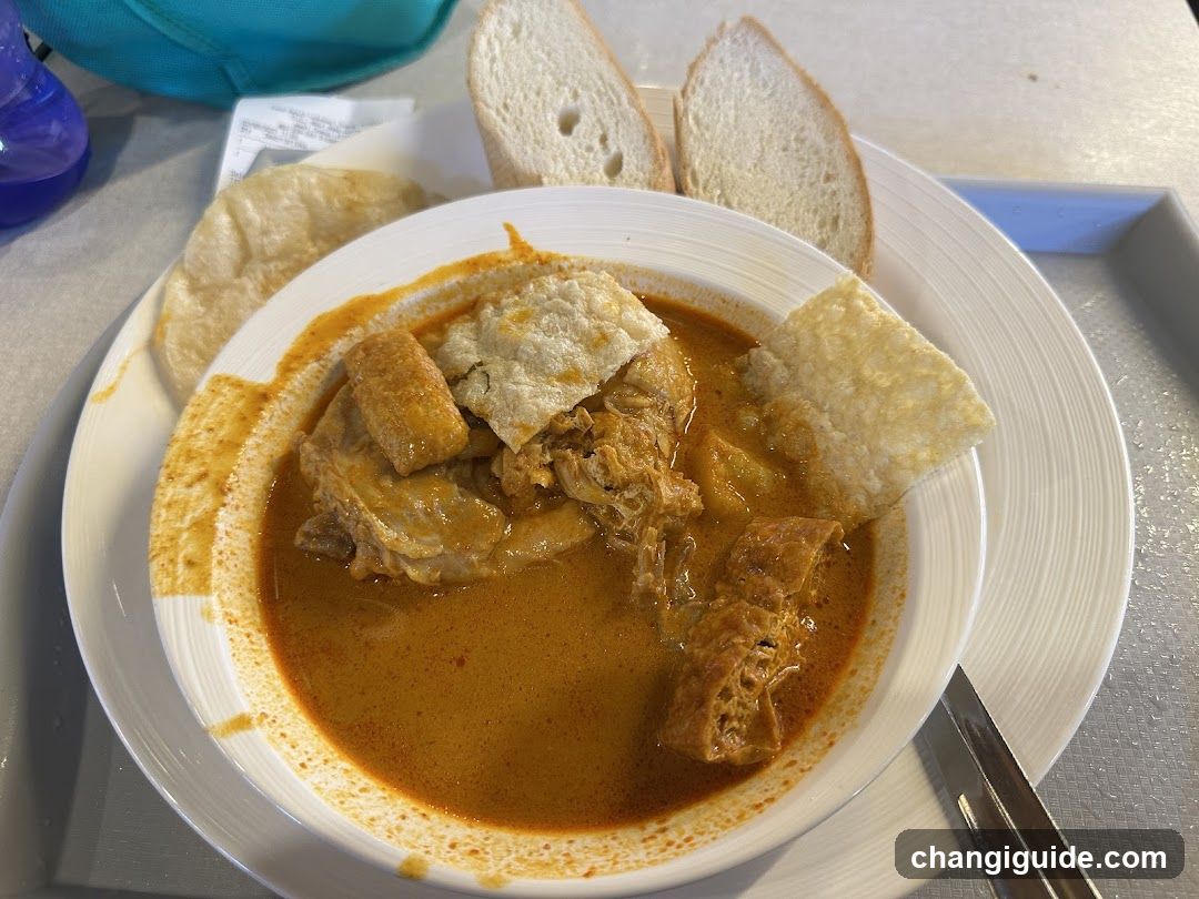 Curry Dish with Bread and Flatbread