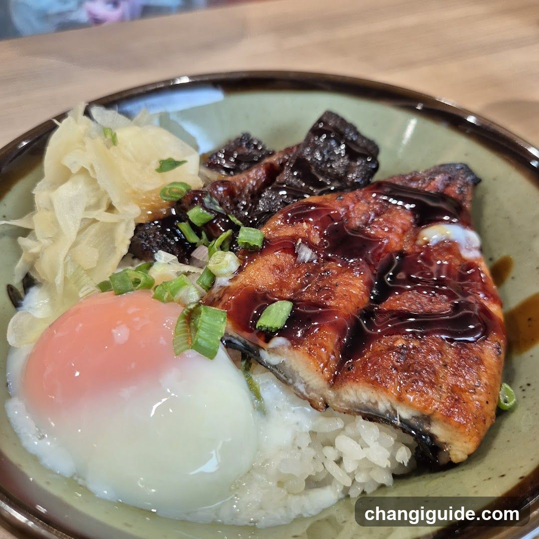 Eel Rice Bowl with Soft-Boiled Egg