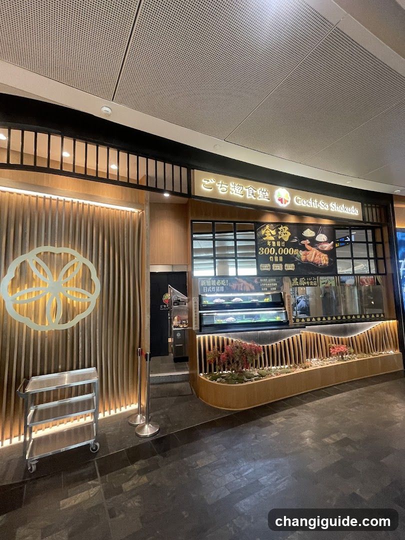 Gochi-So Shokudo Japanese Restaurant ごち惣食堂 @ Jewel Changi Airport