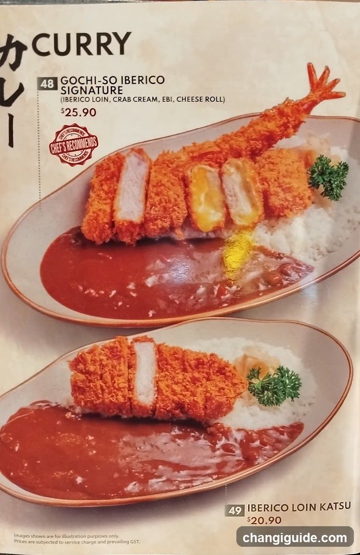 Curry Menu Page