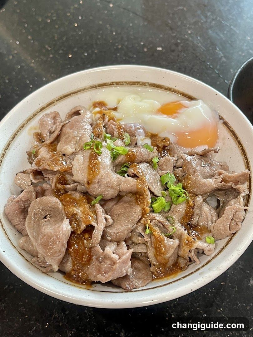 Bowl of Meat with Egg