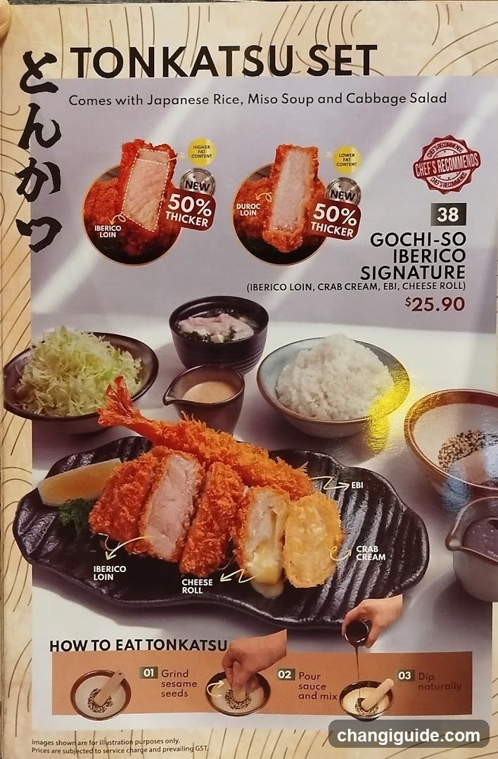 Tonkatsu Set Menu Page