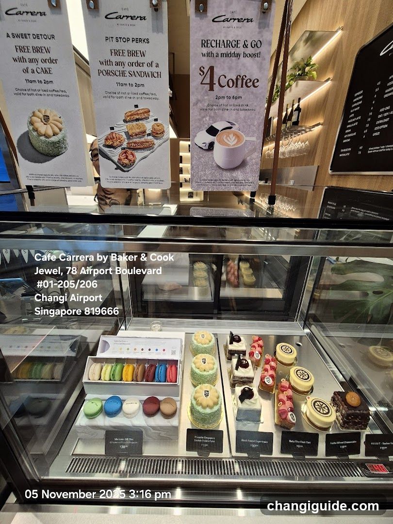 Cafe Carrera by Baker & Cook display case