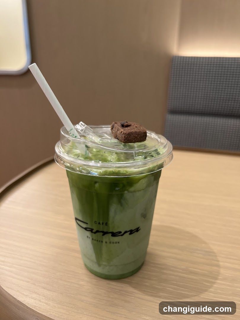 Matcha Drink at Café Carrera