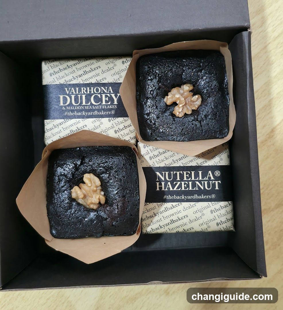 Black Brownie Box
