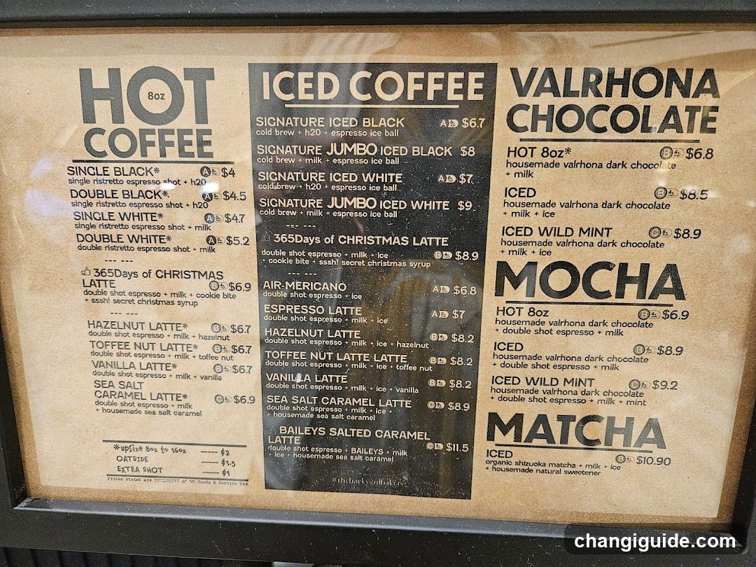 Valrhona Coffee Menu Board