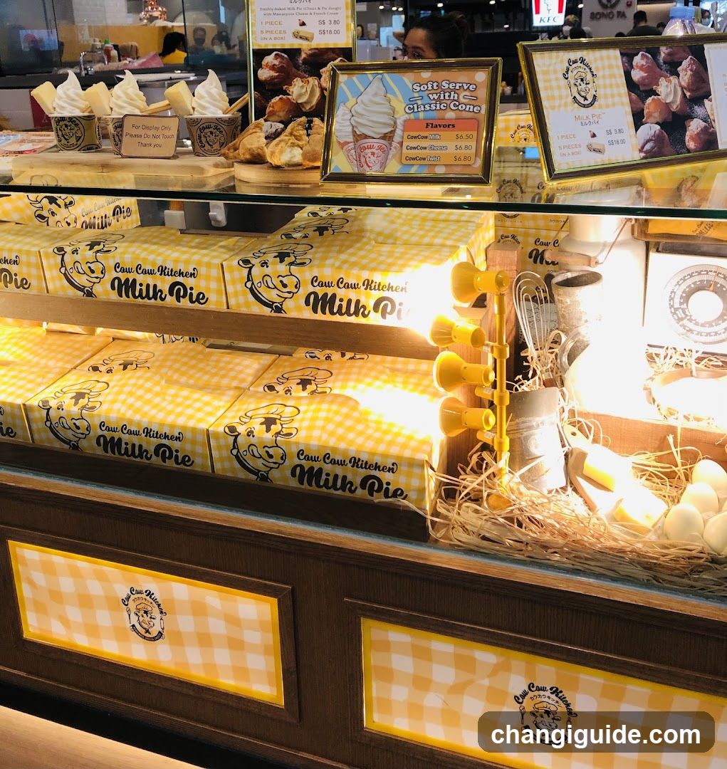 Caw Caw Kitchen Milk Pie Display
