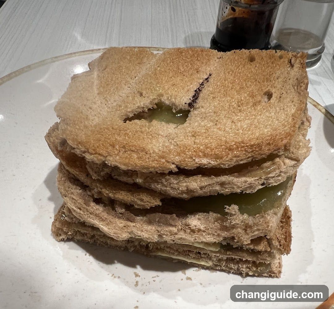 Toasted Sandwich with Jam