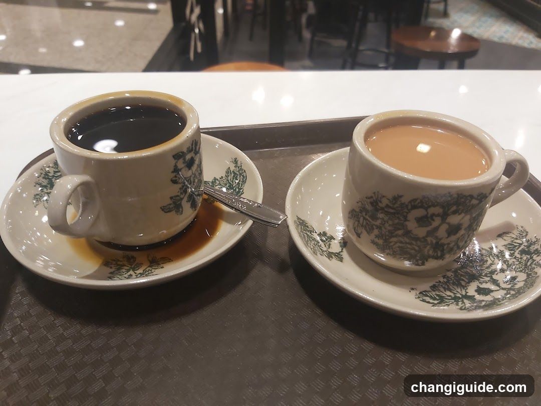 Coffee Cups on Tray