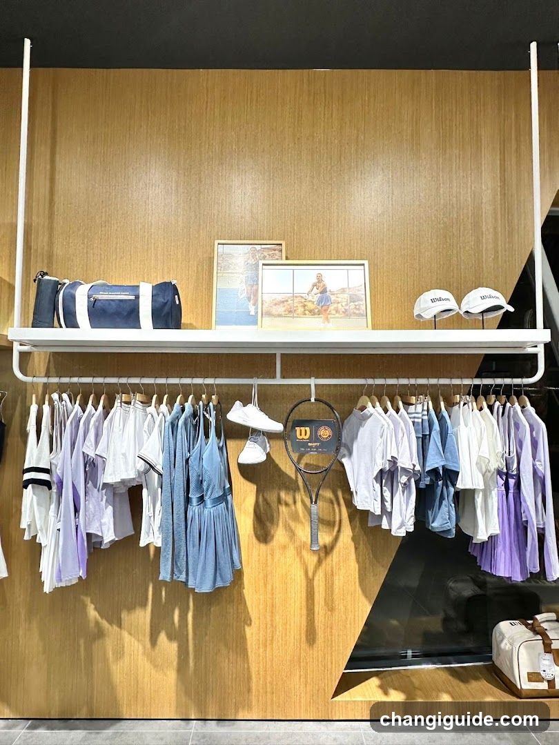 Tennis Apparel Display