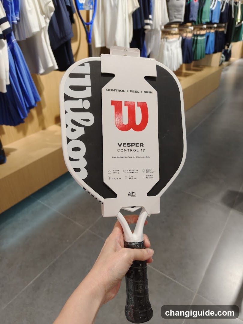 Wilson Vesper Pickleball Paddle in Store