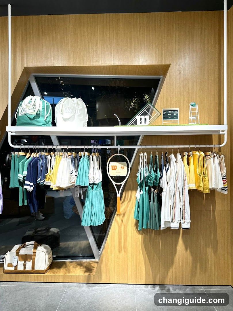 Tennis Apparel Display