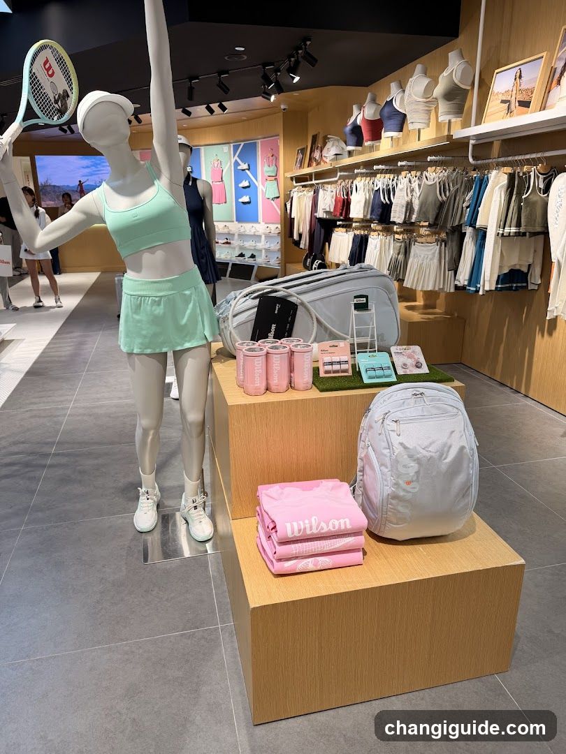 Wilson Sports Store Interior Display