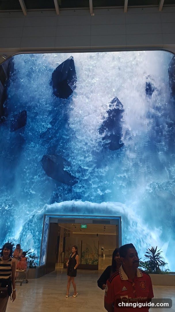 Large Waterfall Display Interior