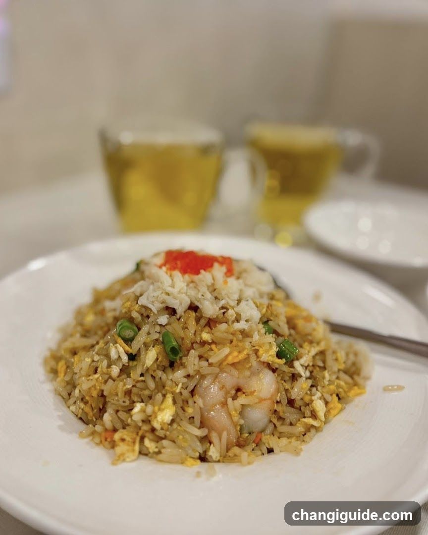 Shrimp Fried Rice with Caviar