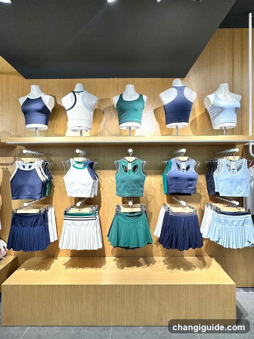 Tennis Apparel Display