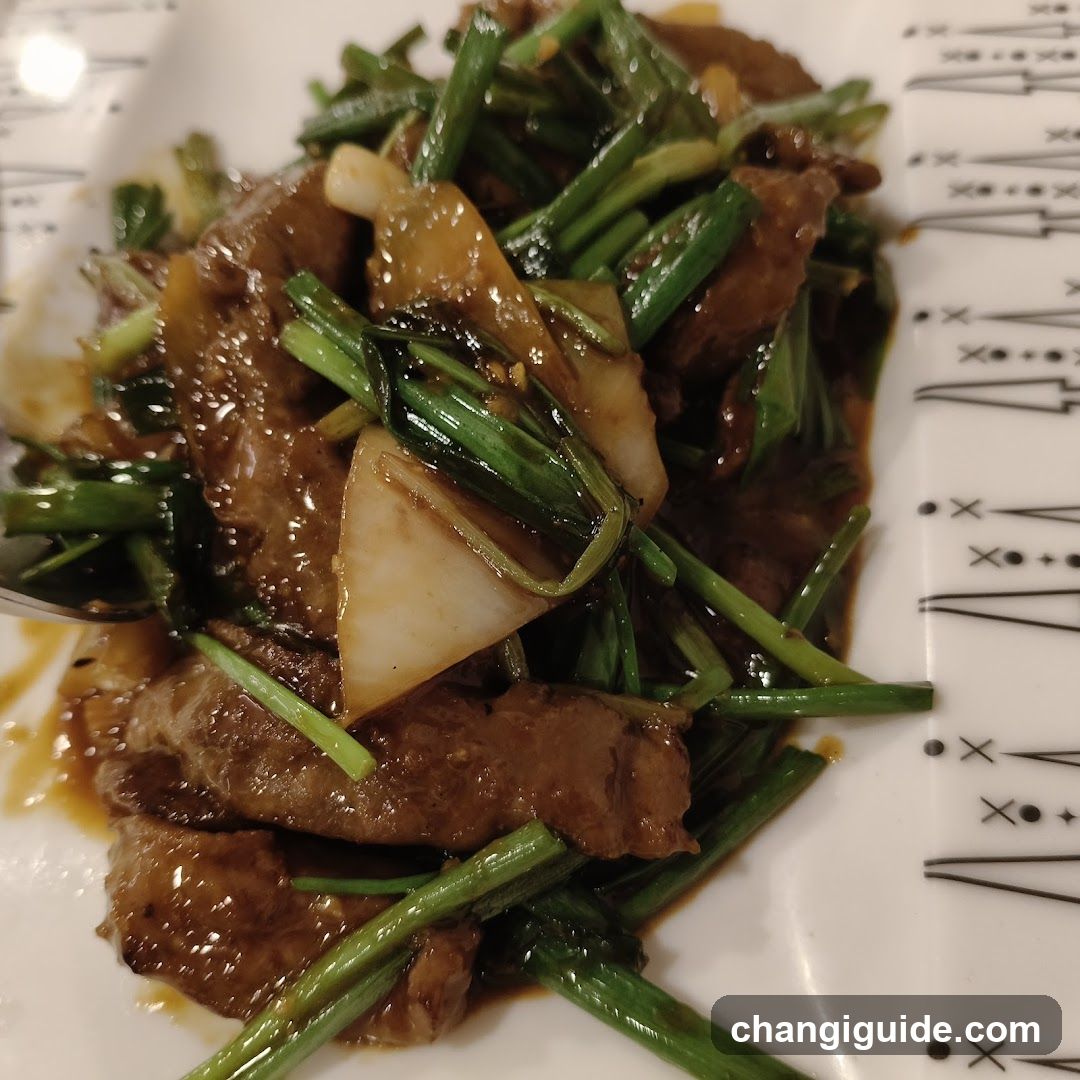 Stir-fried Meat with Green Onions