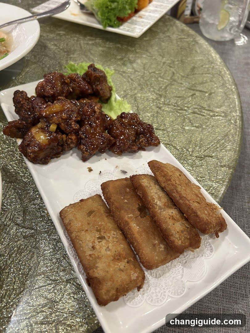 Fried Chicken and Fish Cakes