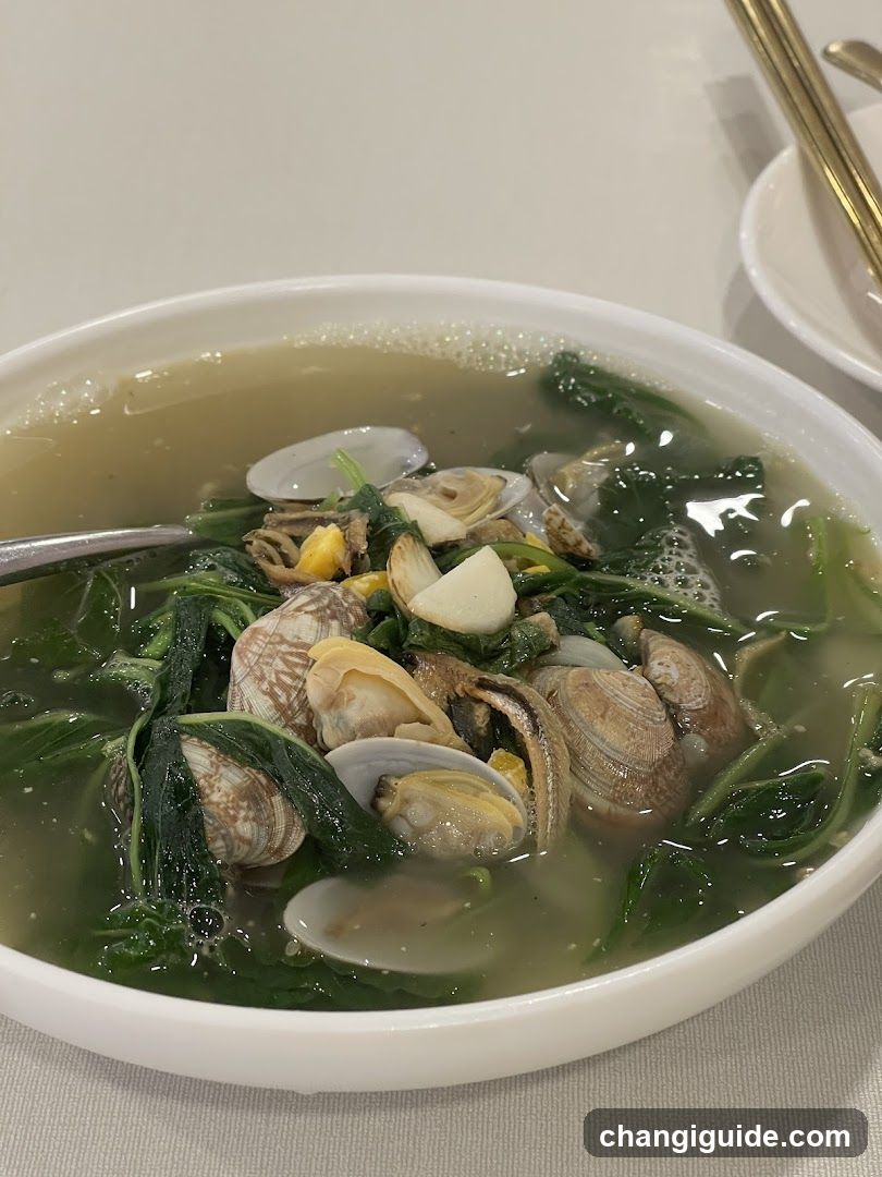 Clam Soup with Greens
