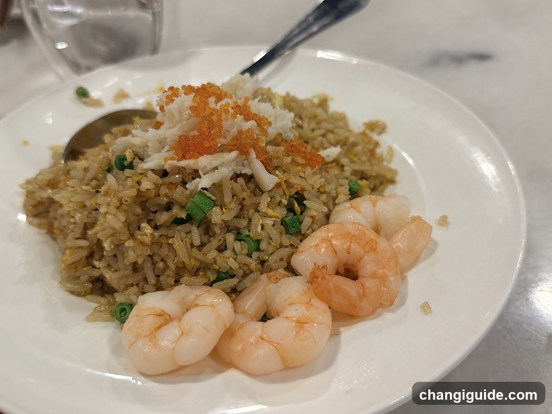 Shrimp Fried Rice with Topping