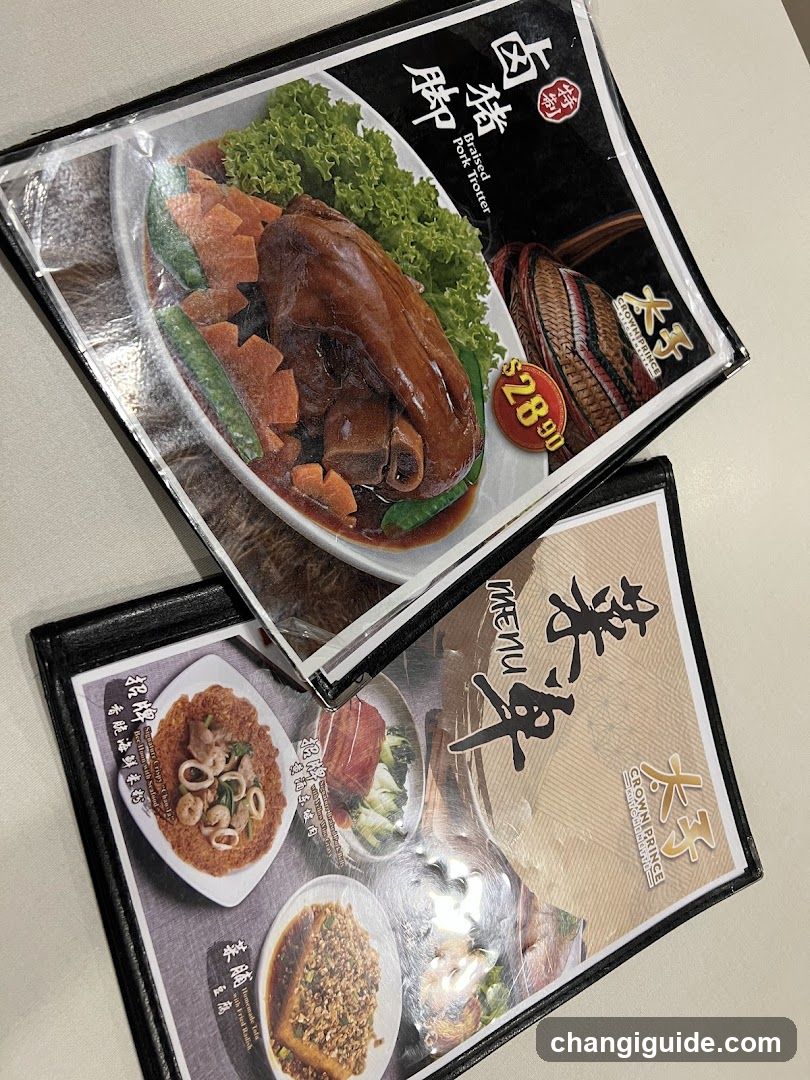 Food Menu Display