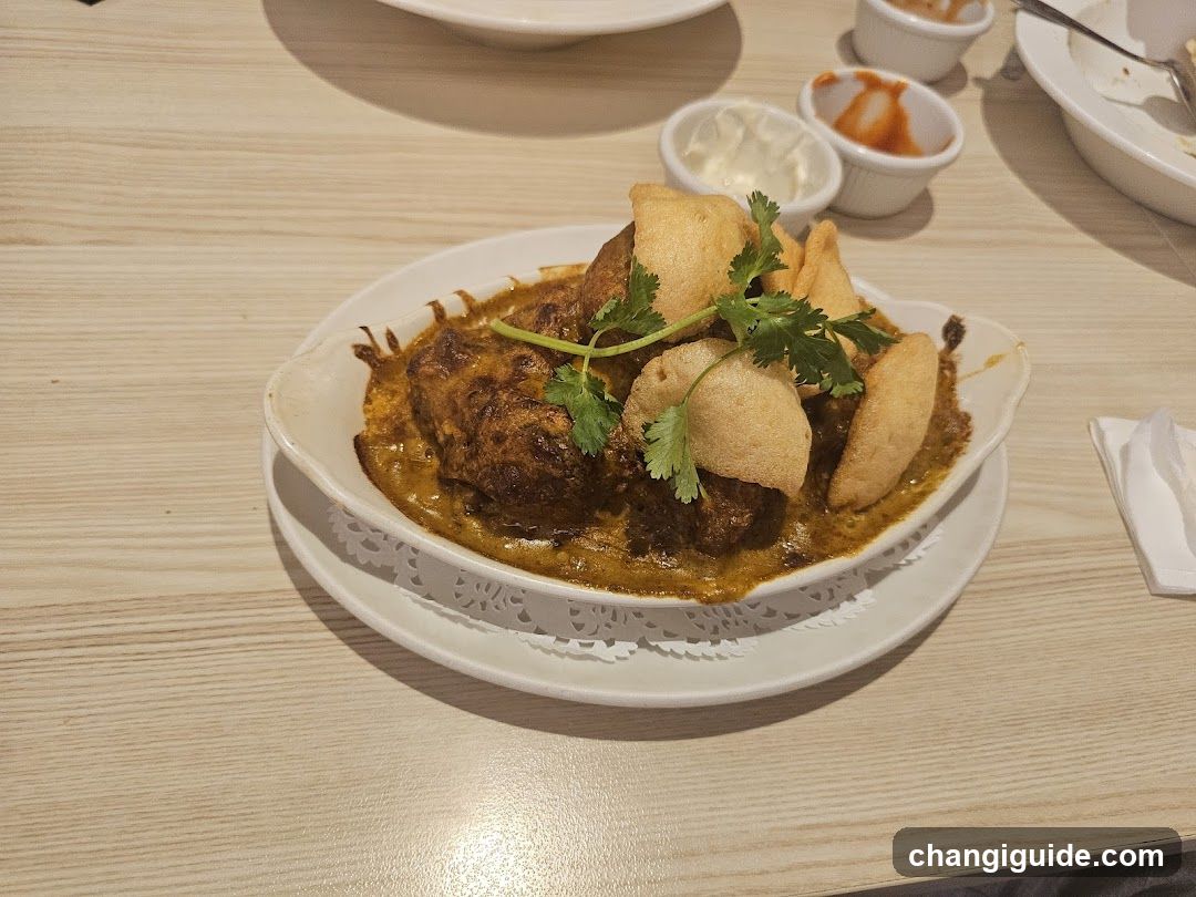 Curry Dish with Garnish