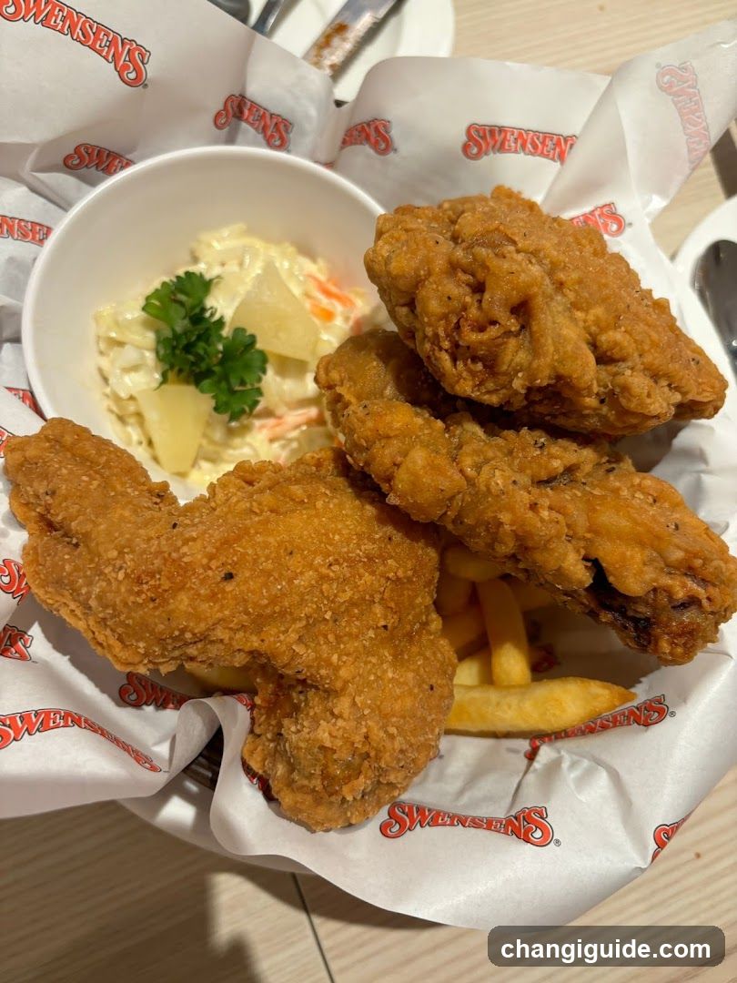Swensen's Fried Chicken Meal