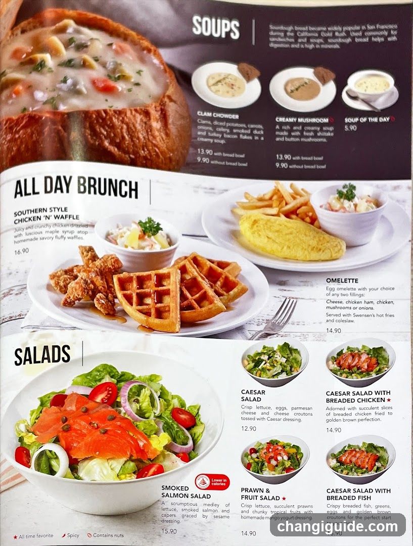Brunch Menu Page
