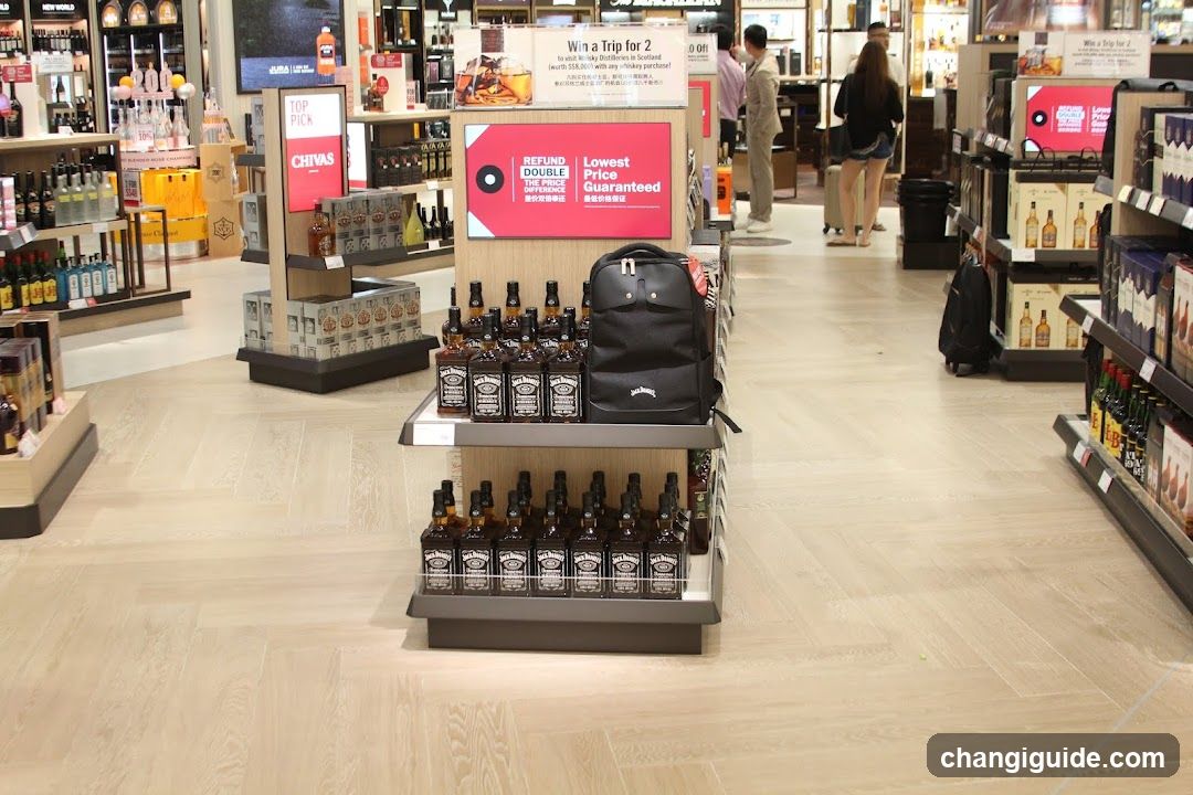 Alcohol Store Interior Display