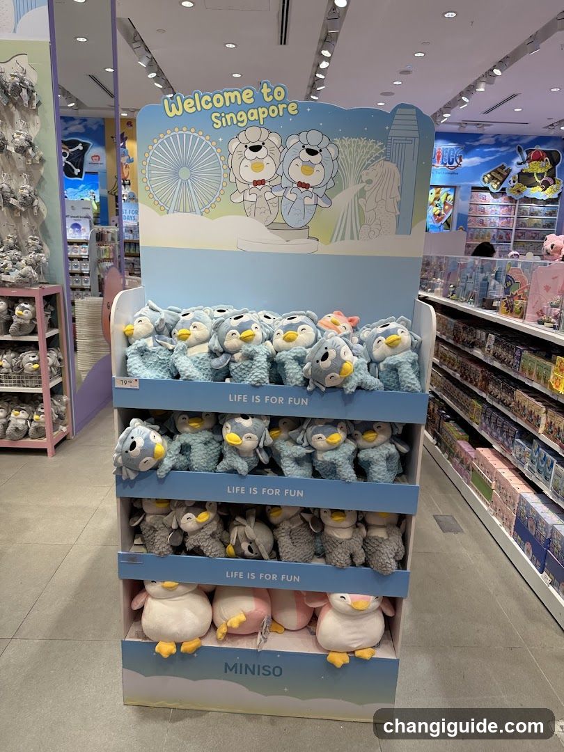 MINISO Singapore Plush Display