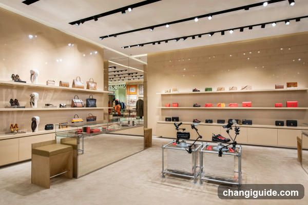 Luxury Handbag Store Interior