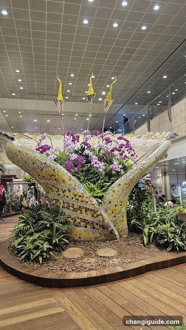 Flower Display in Indoor Space