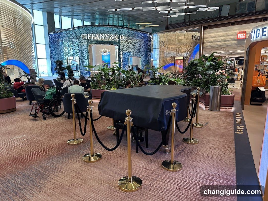 Airport Lounge Interior with Tiffany & Co. Display