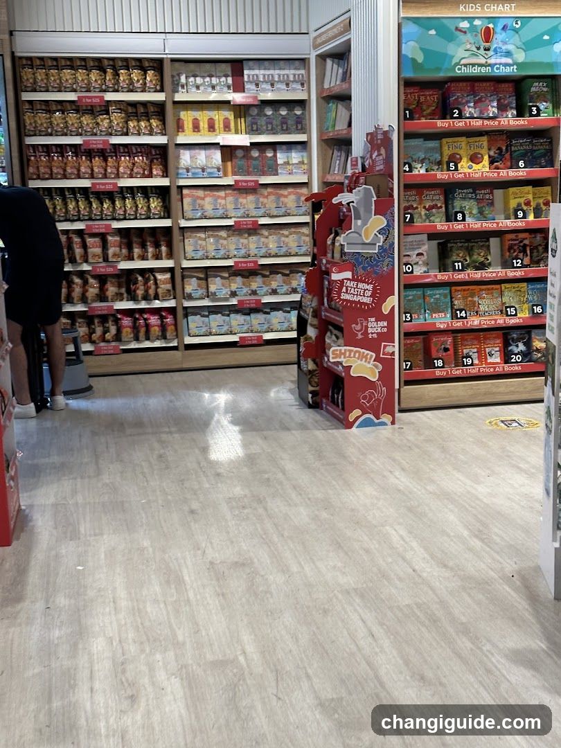 Grocery Store Interior Aisle