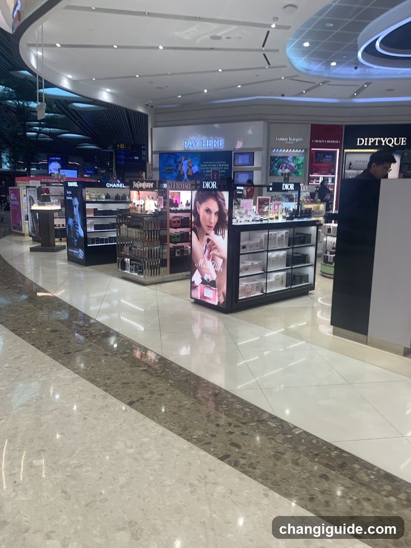 Airport Duty-Free Shop Interior