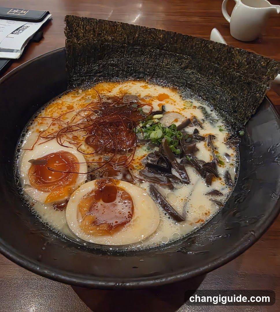 Ramen Bowl with Soft-Boiled Eggs and Nori