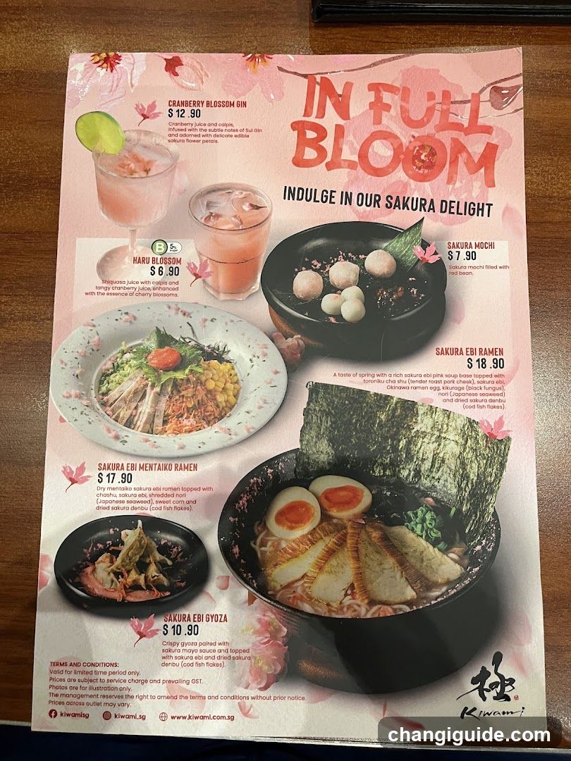 In Full Bloom - Sakura Delight Menu