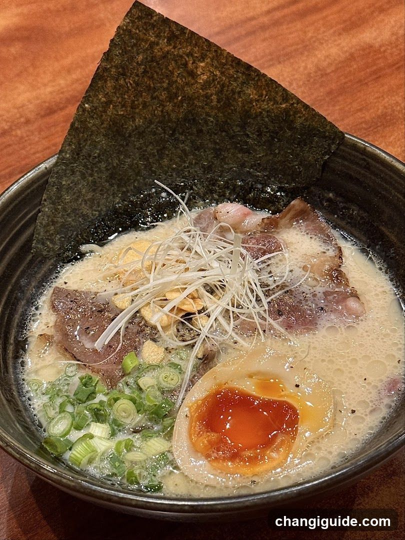 Ramen Bowl with Soft-Boiled Egg and Nori