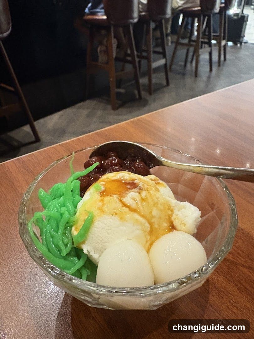 Dessert Bowl with Ice Cream and Toppings