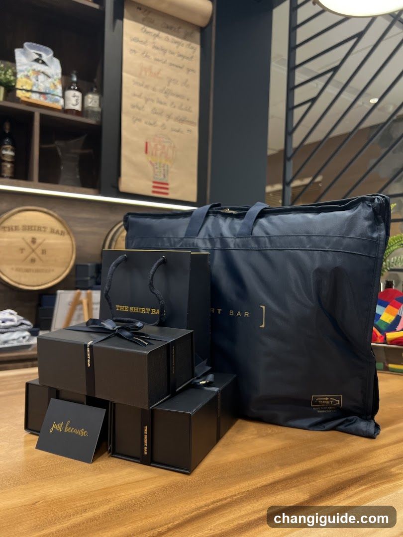 The Shirt Bar Gift Set Display